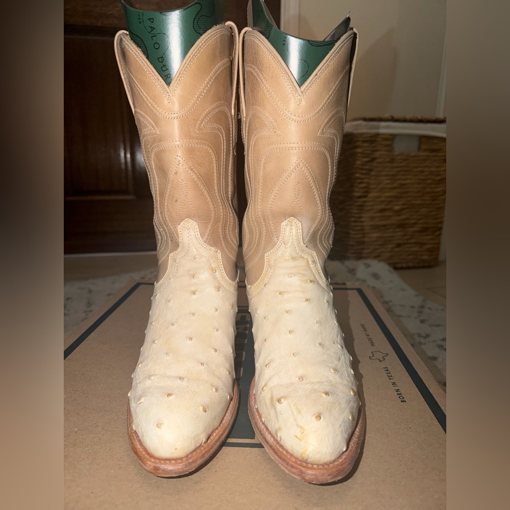 Tecovas The Jessie Pearl Ostrich Boots
